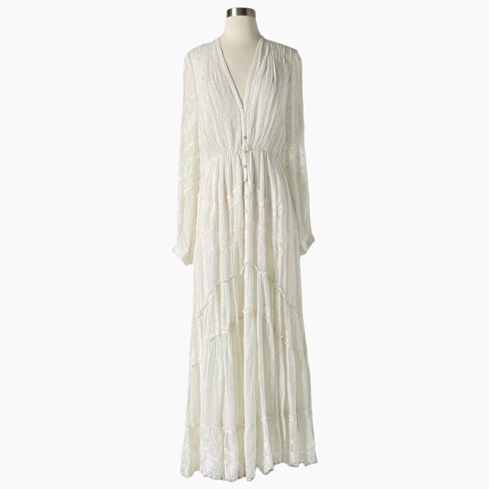 Rococo Sand Lace Zuri Maxi Dress - Picture 3 of 9